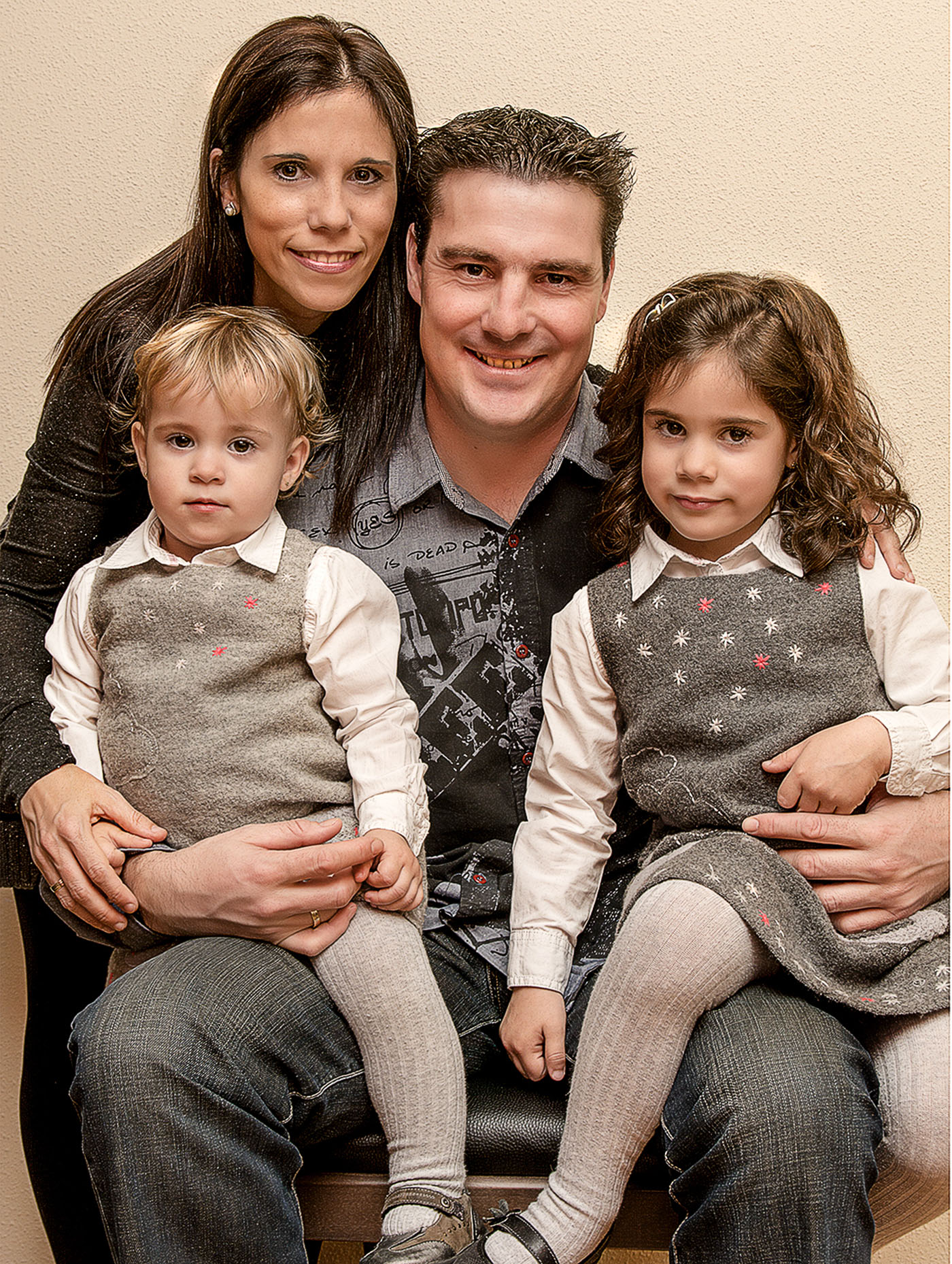 Fotografía familiar sin salir de casa.