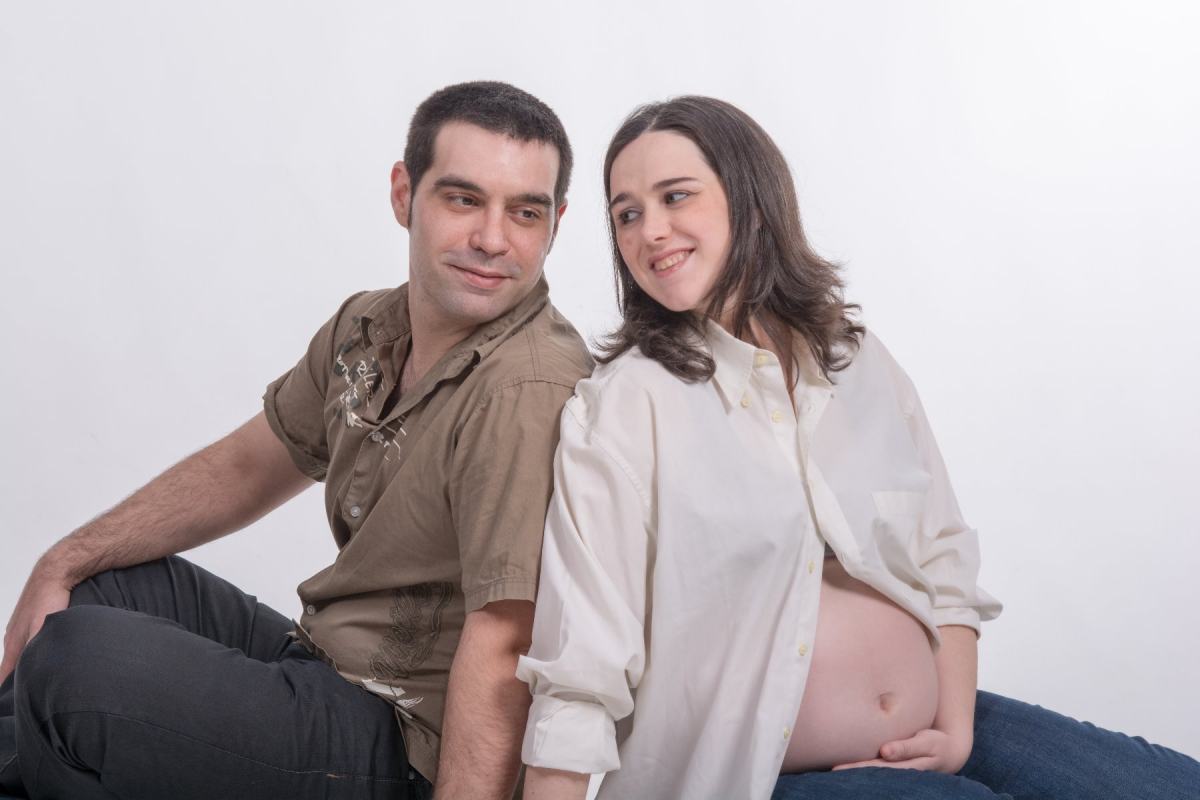 Sesión Fotográfica Premamá en estudio Zaragoza 2