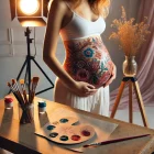 reportaje premama sesion belly paint Reportaje Premamá + Sesión Belly Paint