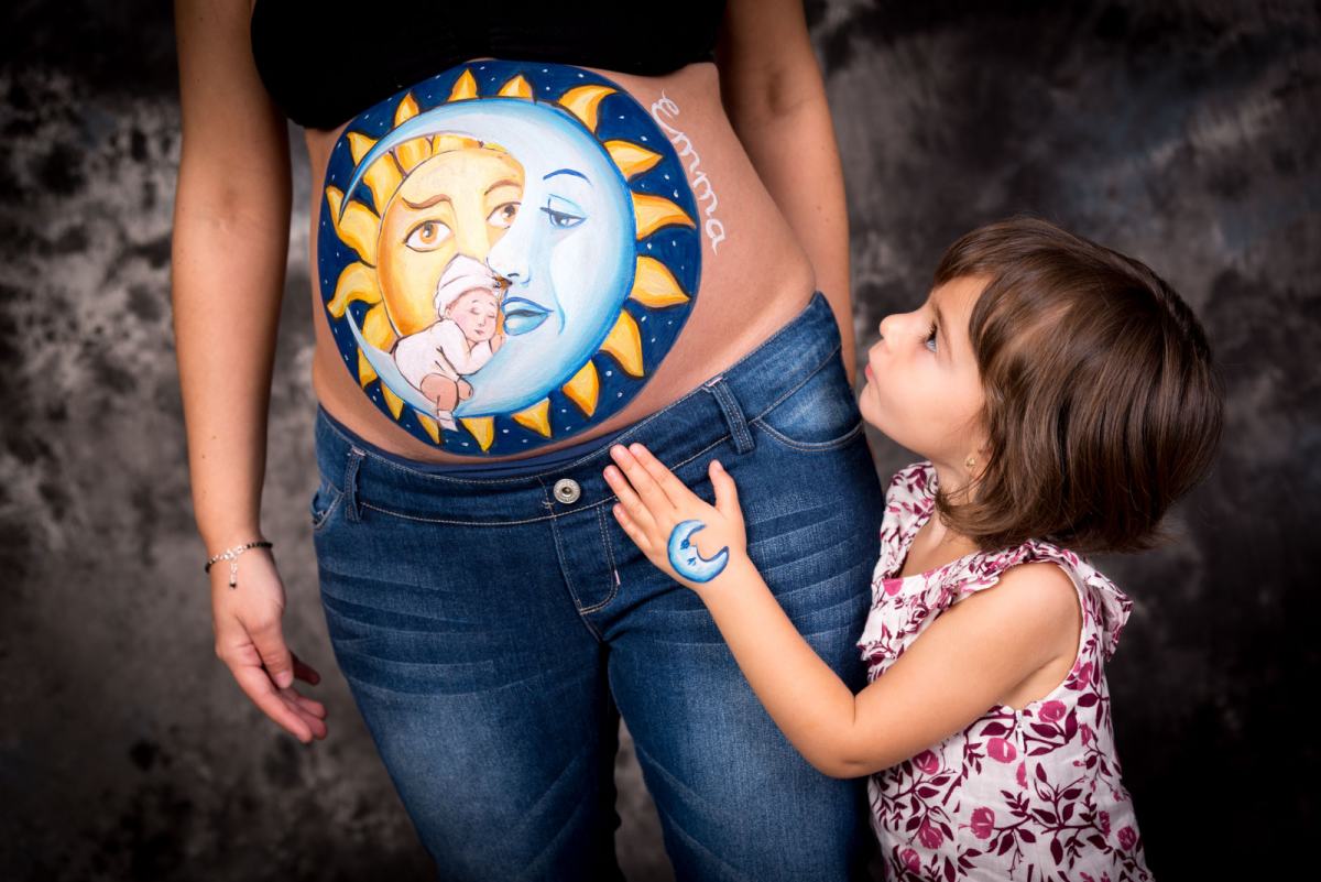 sesion belly paintig sesion fotografica premama en zaragoza Sesión Belly Paintig + sesión fotográfica premamá en Zaragoz