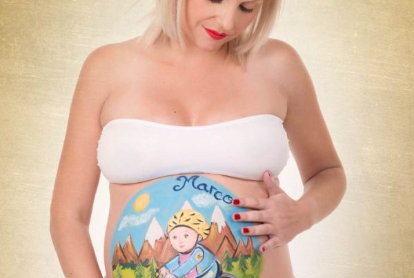 sesion fotografica body painting premama fotografia de embar Sesión fotográfica Body Painting premamá, Fotografía de emb