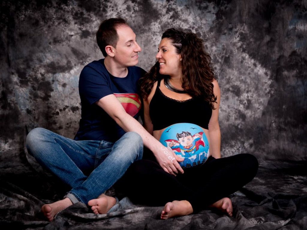 sesión fotografía premamá. fotografía de embarazo en zaragoza fotografía body paint embarazada 08