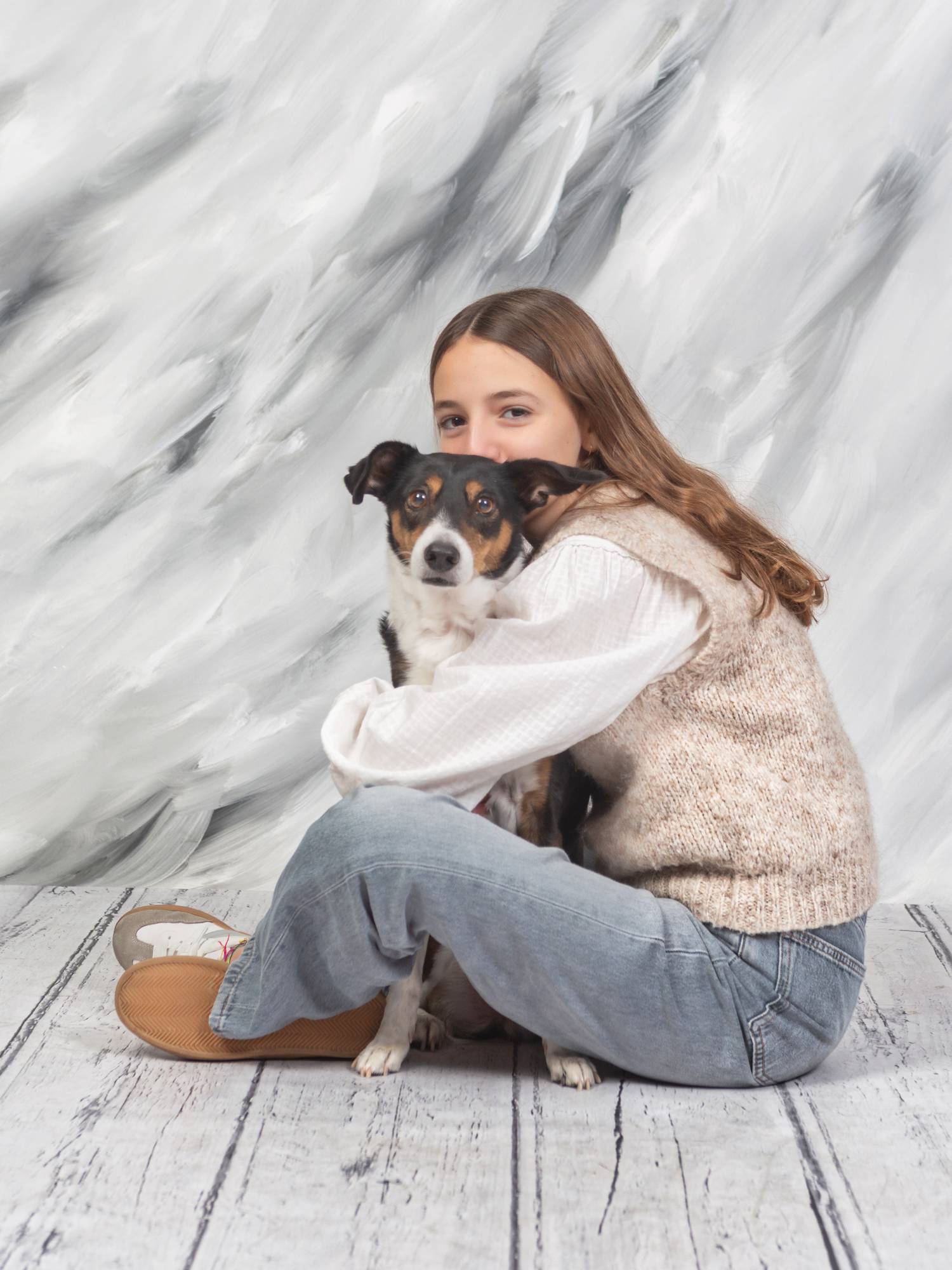Sesión de fotos de niños y mascotas en Zaragoza