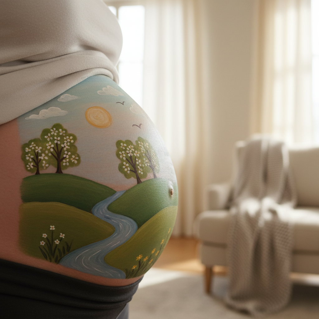 Ideas para un belly painting inolvidable