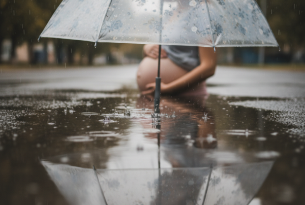 sesion fotos zaragoza mi reflejo con barriga bajo la lluvia Mi reflejo con barriga bajo la lluvia