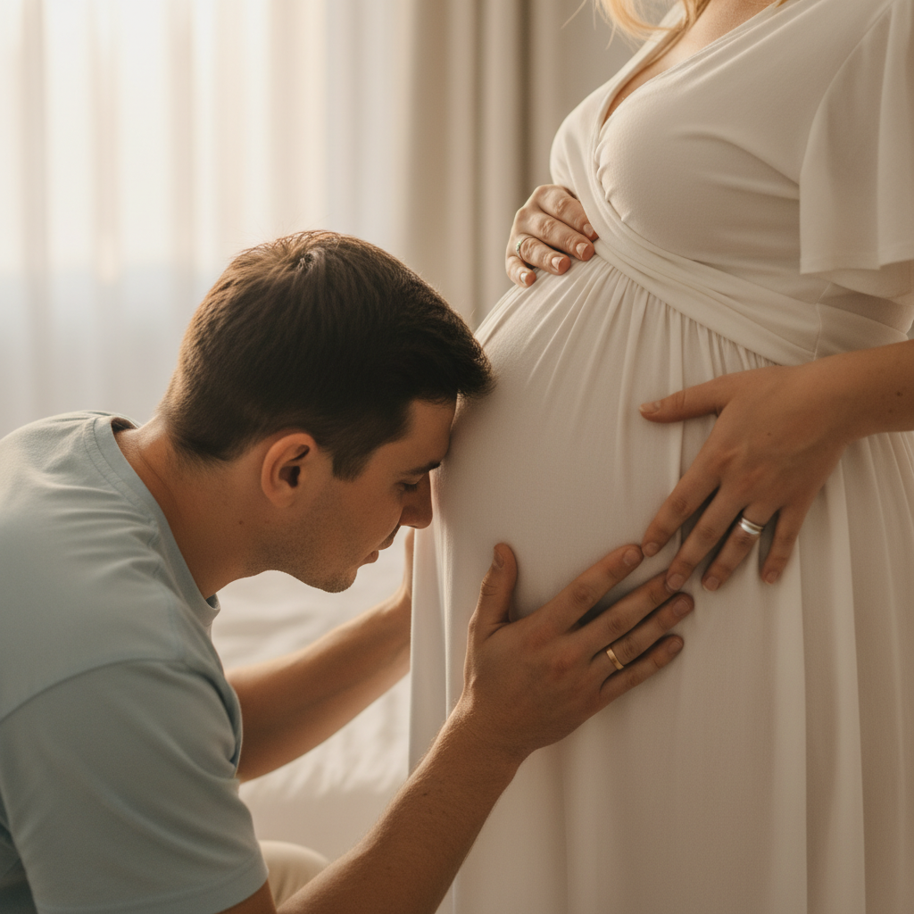 Papá susurrándote secretos al oído