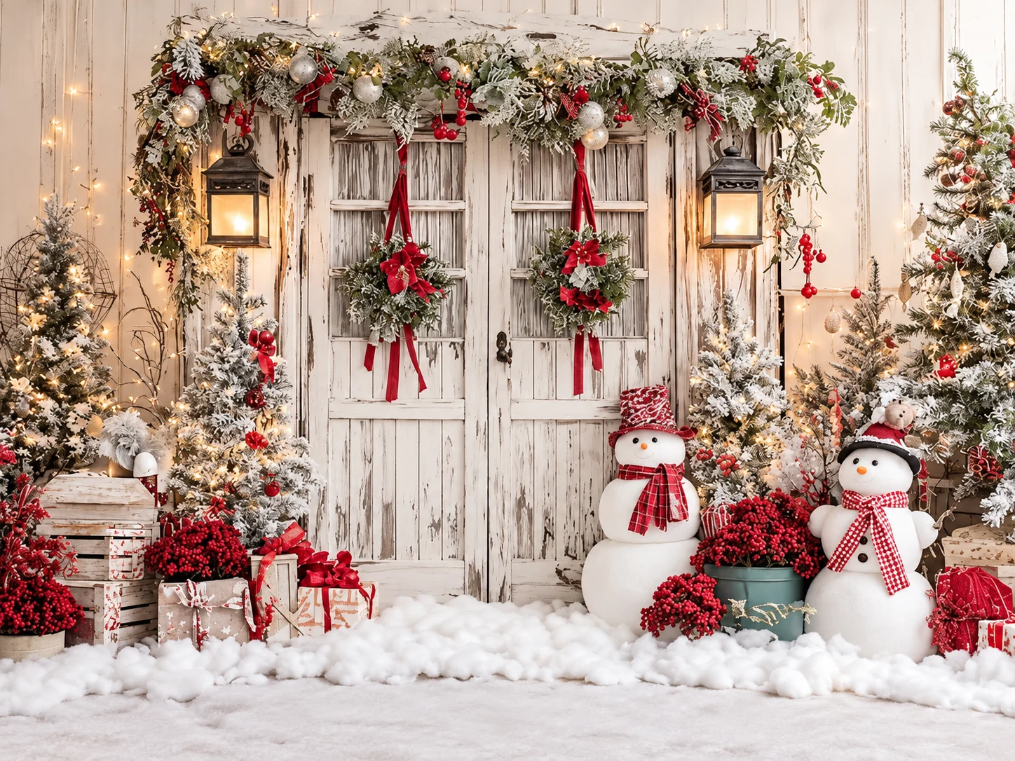 Segundo escenario preparado para las sesiones de Navidad 2026 en Kidsfoto Zaragoza