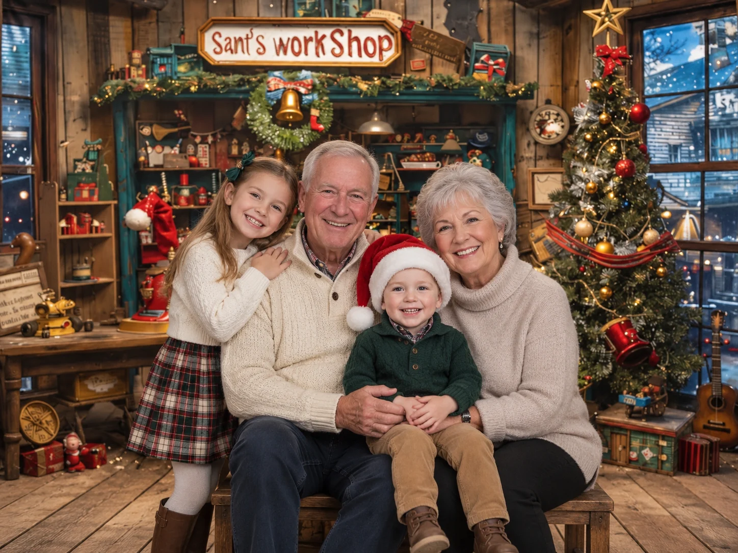 Imagen de muestra de la campaña de Navidad 2026 en Kidsfoto Zaragoza